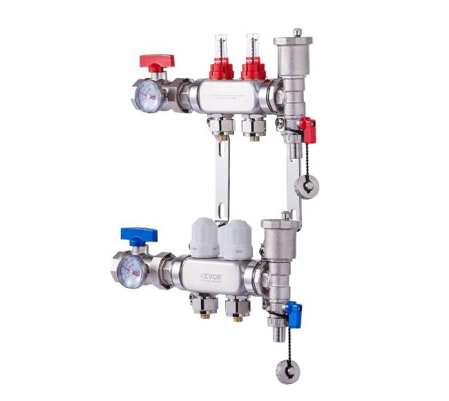 2-jungčių grindų šildymo kolektorius (PEX)10