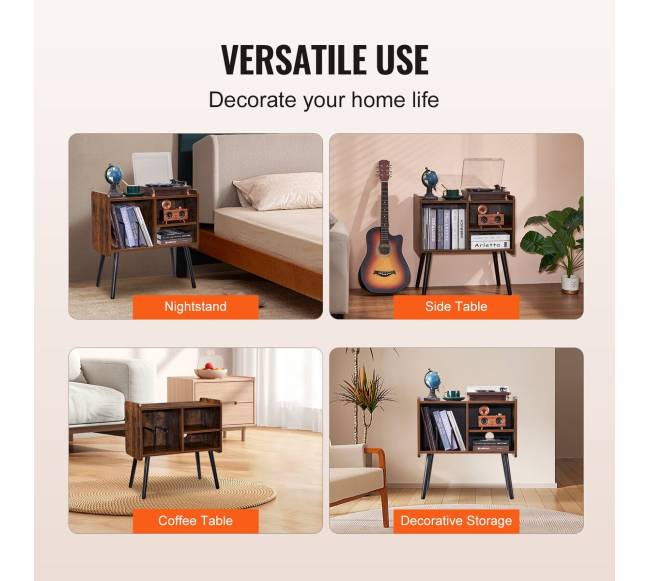 Dviejų lygių plokštelių stovas su lentynomis5