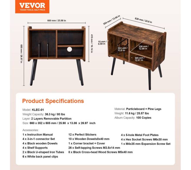 Dviejų lygių plokštelių stovas su lentynomis6