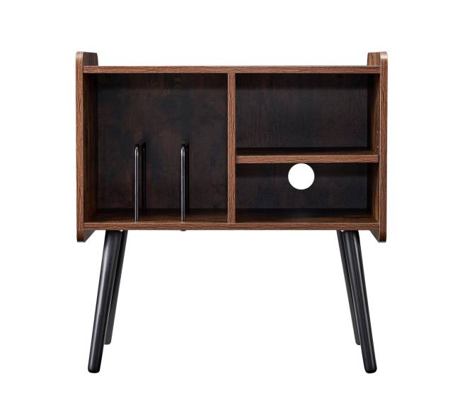 Dviejų lygių plokštelių stovas su lentynomis8