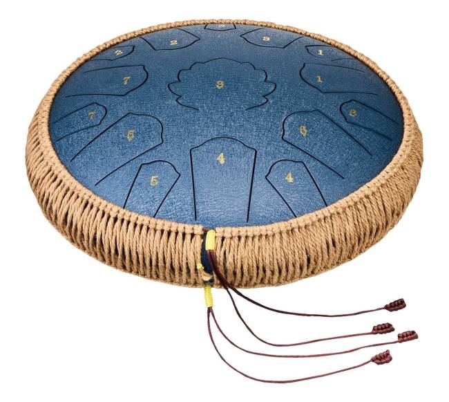 Plieninis liežuvėlių būgnas 36 cm 15 natų0