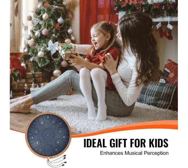 Plieninis liežuvėlių būgnas 36 cm 15 natų5