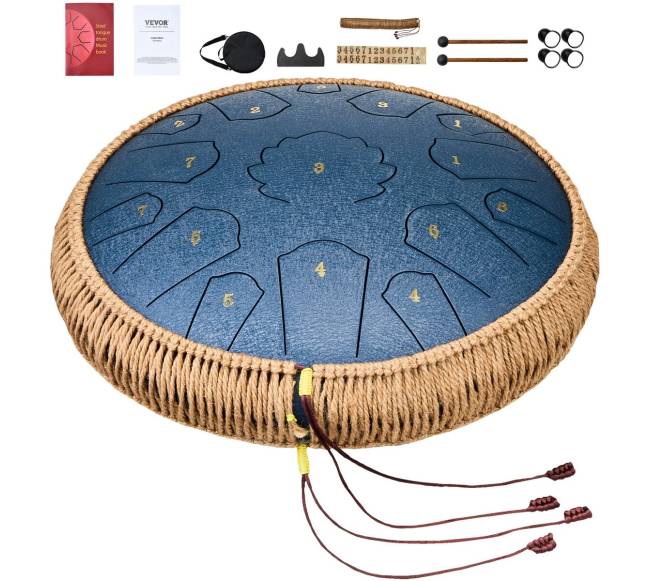 Plieninis liežuvėlių būgnas 36 cm 15 natų8