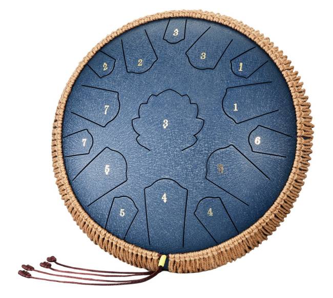 Plieninis liežuvėlių būgnas 36 cm 15 natų9