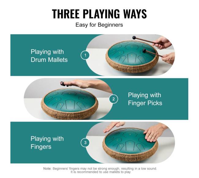 Plieninis liežuvėlių būgnas C-dur 15 natų3