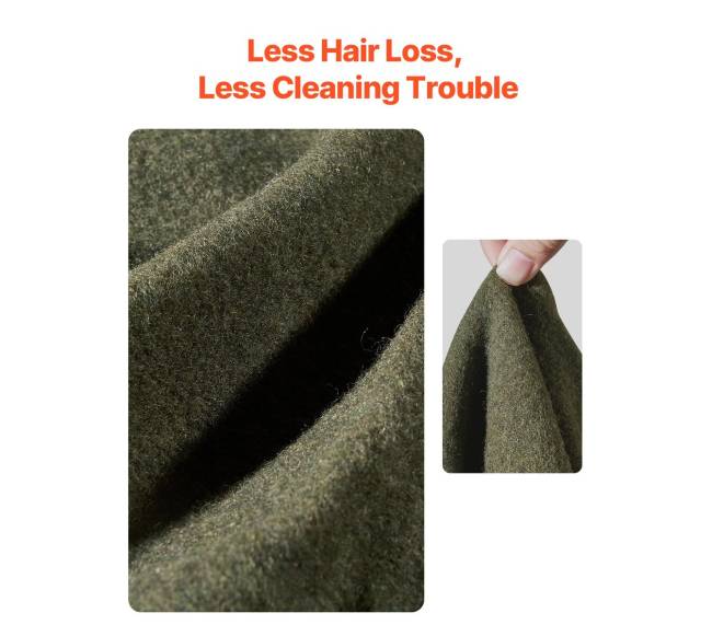 Vilnonis žalias turistinis pledas 1.62 x 2.23 m2