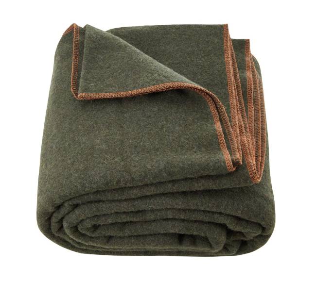 Vilnonis žalias turistinis pledas 1.62 x 2.23 m9