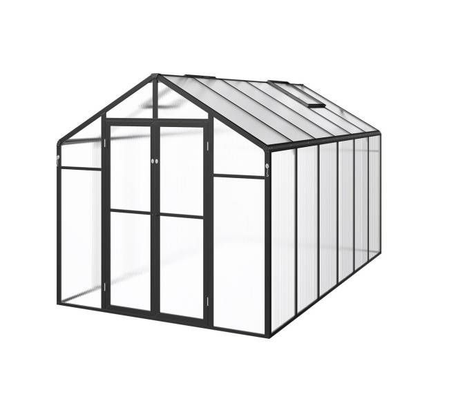 Polikarbonatinis šiltnamis 236 x 346 cm sodui10