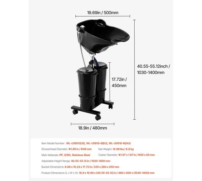 Nešiojama plovyklos kriauklė su nuotėkų žarna6