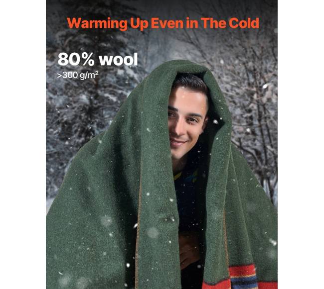 Vilnos antklodė stovyklavimui 162 x 223 cm1