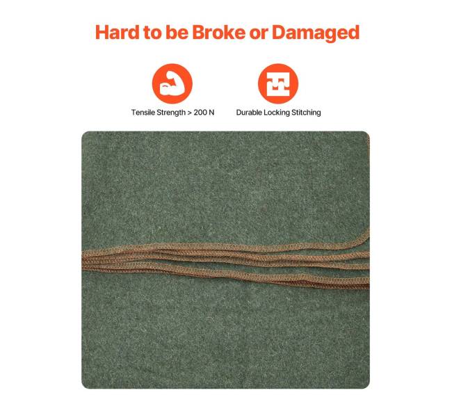 Vilnos antklodė stovyklavimui 162 x 223 cm3