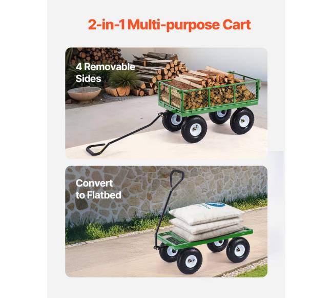 Plieninis sodo vežimėlis 408 kg talpos2