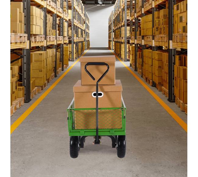 Plieninis sodo vežimėlis 408 kg talpos7