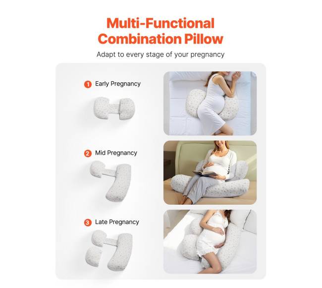 Reguliuojama ir minkšta nėščiųjų pagalvė1