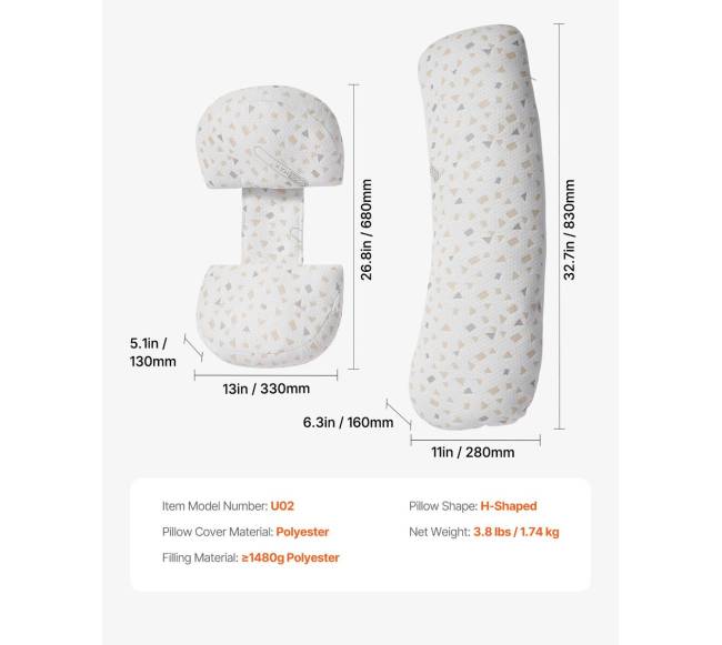 Reguliuojama ir minkšta nėščiųjų pagalvė6