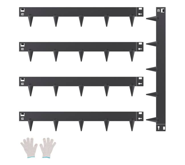 Plieno kraštovaizdžio atskirtuvai 5 vnt 99 x 7,6 cm0