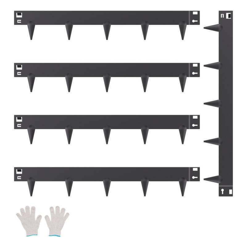 Plieno kraštovaizdžio atskirtuvai 5 vnt 99 x 7,6 cm0