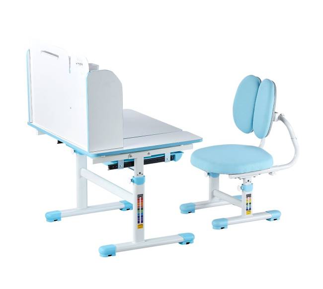 Vaikiškas rašomasis stalas su kėde ir lentyna9