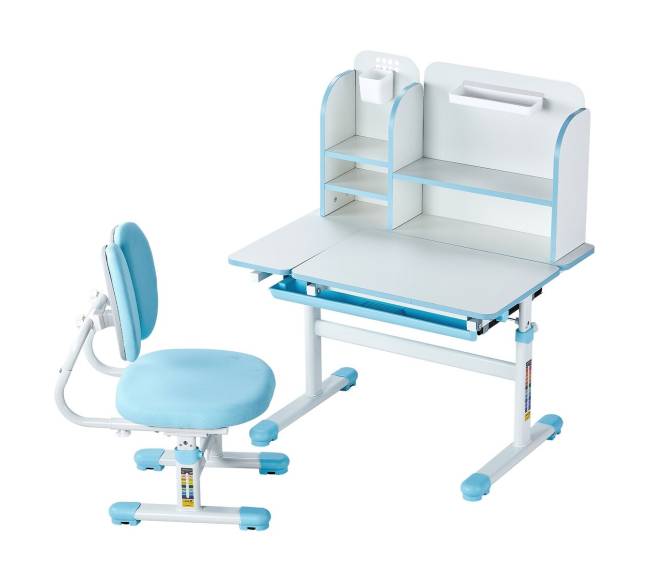 Vaikiškas rašomasis stalas su kėde ir lentyna10