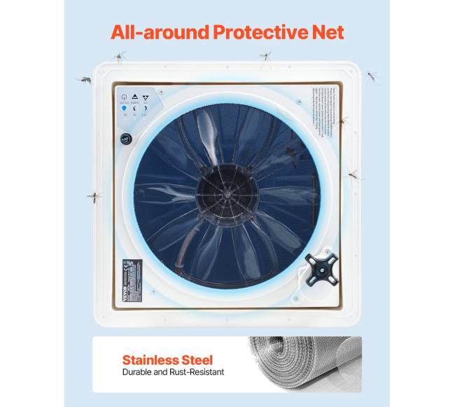 Stogo ventiliatorius kemperiams su lietaus danga5