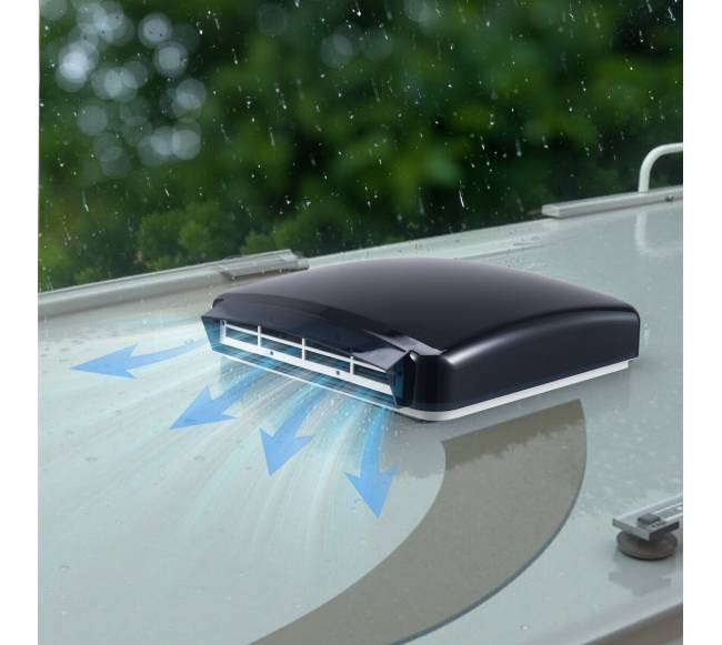 Stogo ventiliatorius kemperiams su lietaus danga7