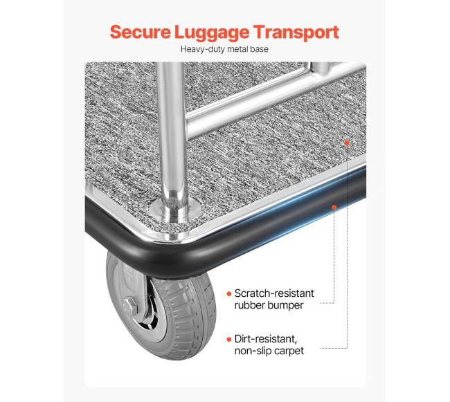 Viešbučio bagažo vežimėlis 362 kg4