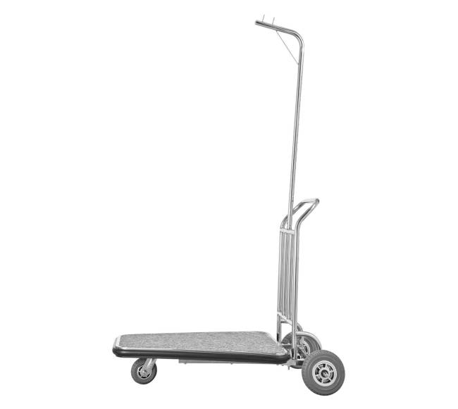 Bagažo vežimėlis 272 kg, 3 ratų, nerūdijantis plienas9