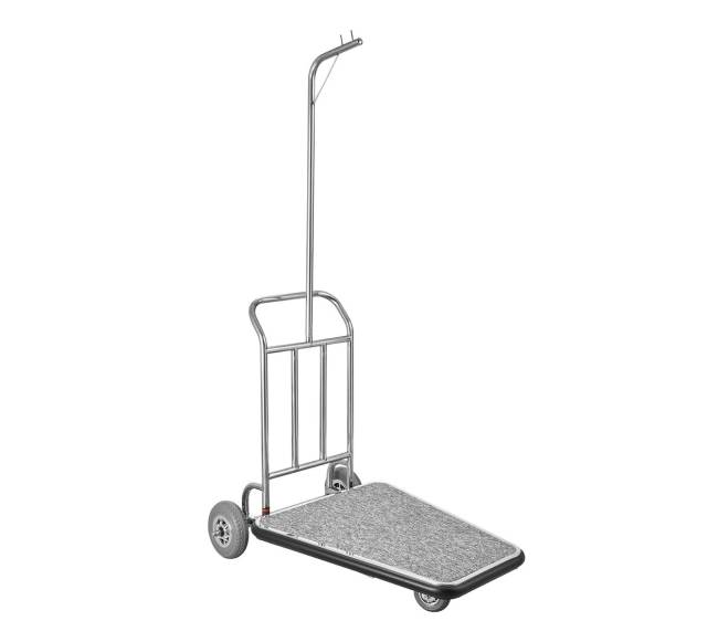 Bagažo vežimėlis 272 kg, 3 ratų, nerūdijantis plienas10