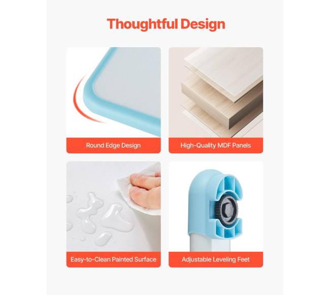 Vaikų kėdės ir stalo rinkinys su lempa5