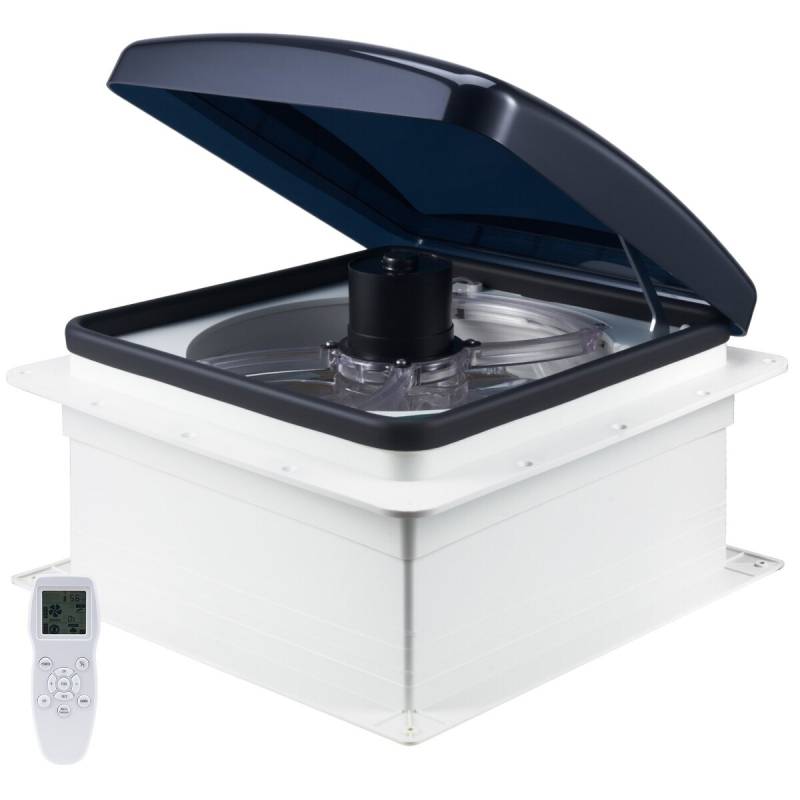 RV stogo vėdinimo ventiliatorius su nuotoliniu valdymu0