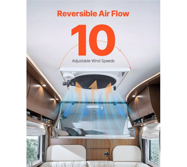 RV stogo vėdinimo ventiliatorius su nuotoliniu valdymu2