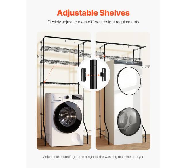 Skalbimo mašinos ir džiovyklės lentyna3