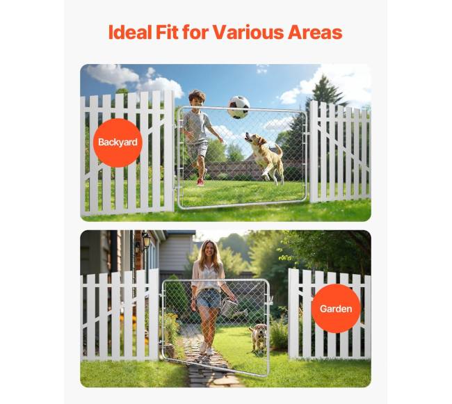 Tinklinė tvoros vartai sodui 183 x 183 cm5