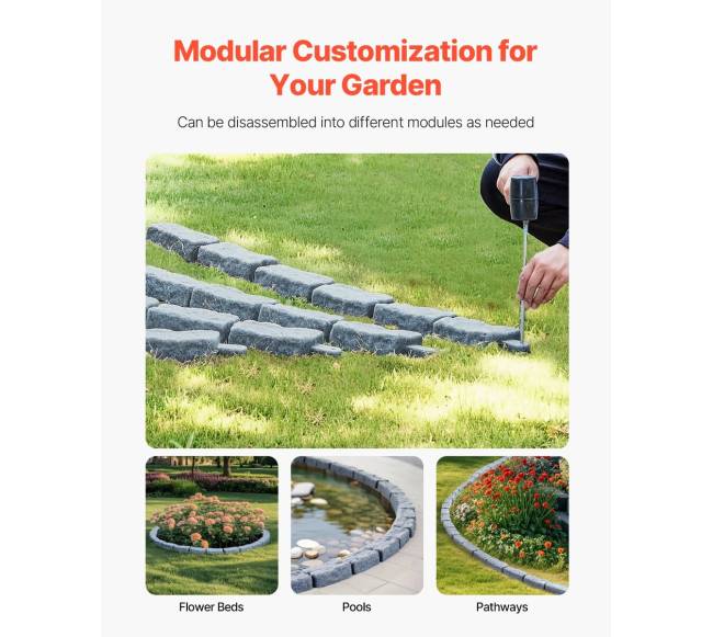 Dirbtinis akmens kraštas sodo takeliams2