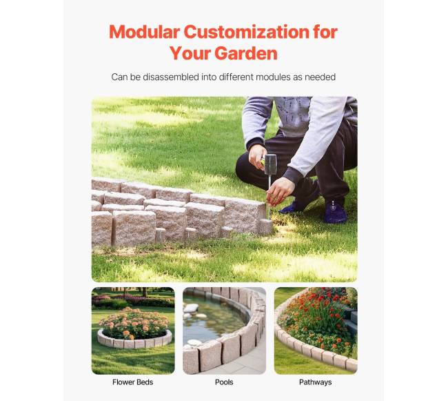 Dirbtinio akmens vejos kraštai 119x10 cm2