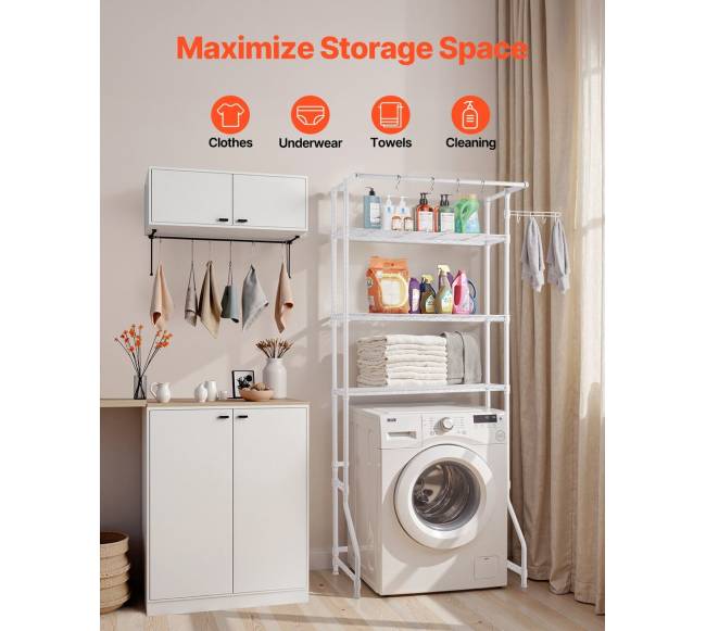 Viršutinė skalbimo turėklų lentyna2