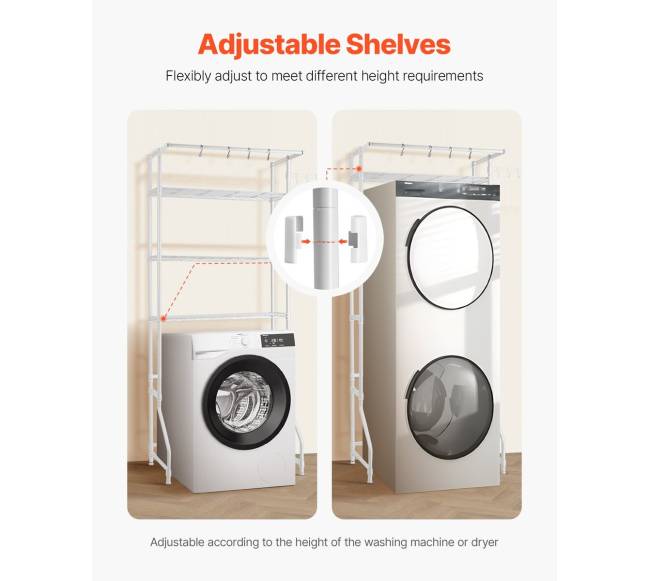 Viršutinė skalbimo turėklų lentyna3