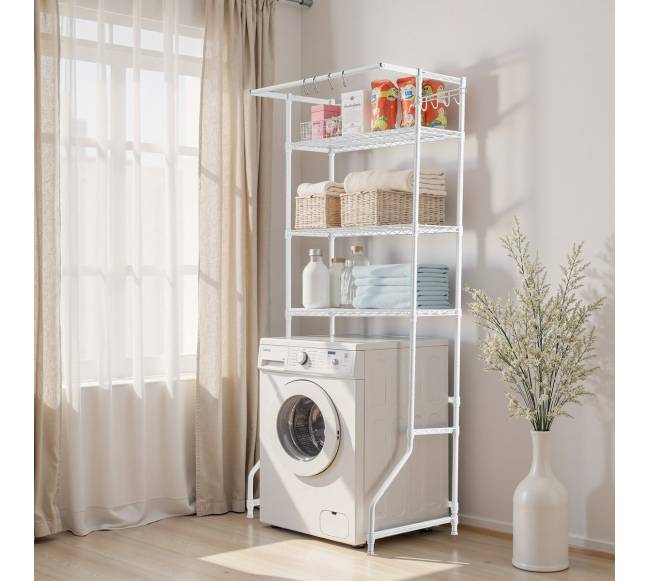 Viršutinė skalbimo turėklų lentyna7