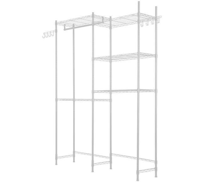 Balta skalbyklės ir džiovyklės lentyna0