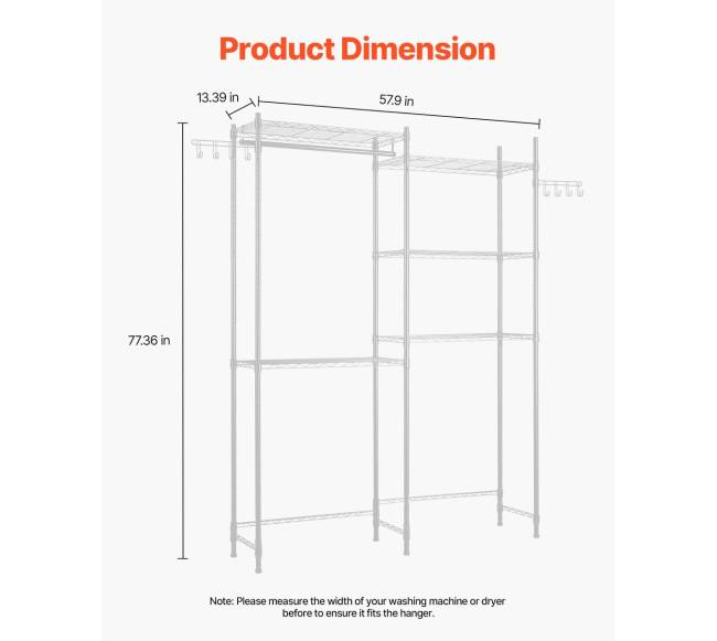 Balta skalbyklės ir džiovyklės lentyna1