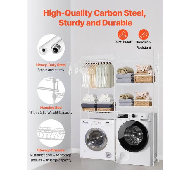 Balta skalbyklės ir džiovyklės lentyna5