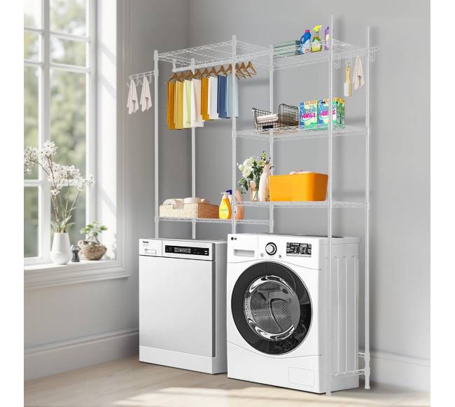 Balta skalbyklės ir džiovyklės lentyna7