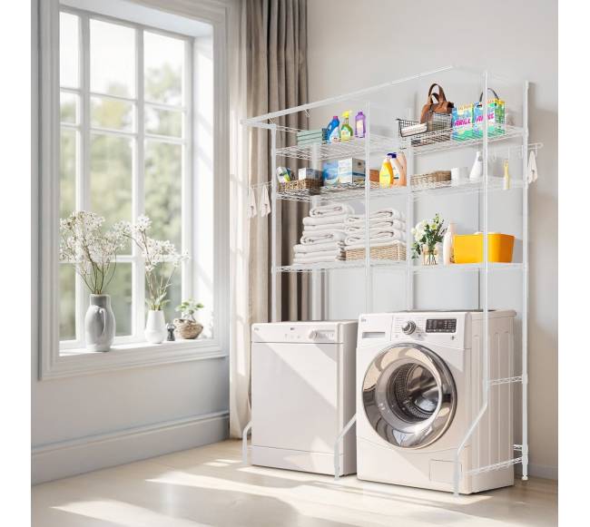 Skalbimo mašinos lentyna su 6 aukštais7