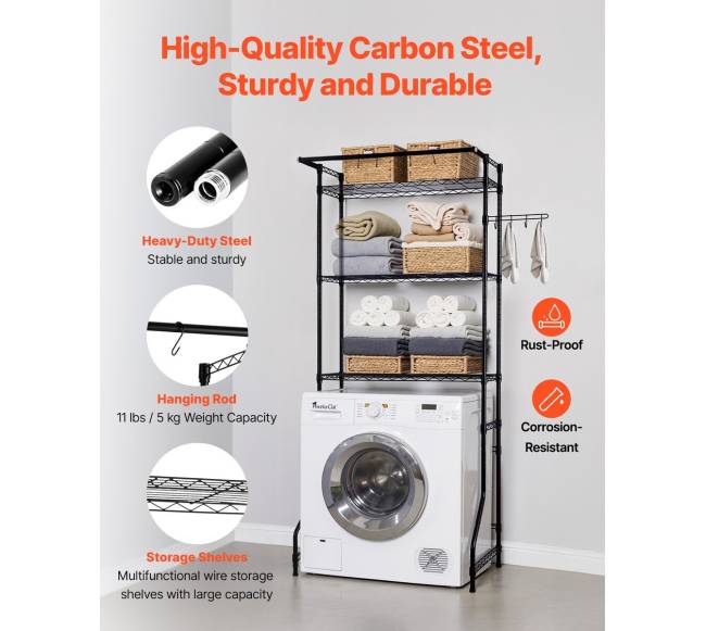 Sandėliavimo lentyna virš skalbyklės džiovyklės5