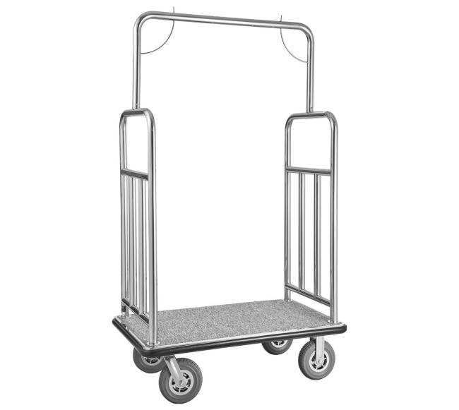 Viešbučio bagažo vežimėlis 544 kg nerūdijančio plieno10