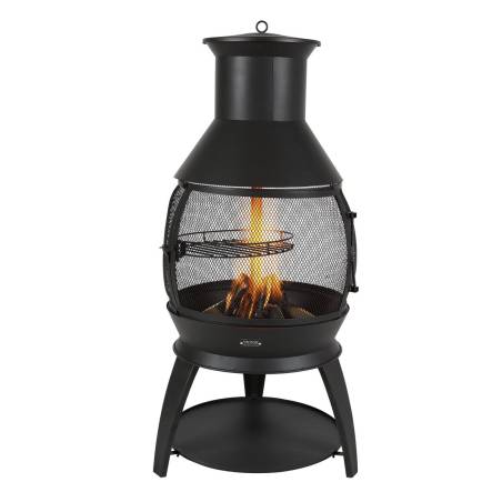 56 cm lauko kaminas su kepsnine0
