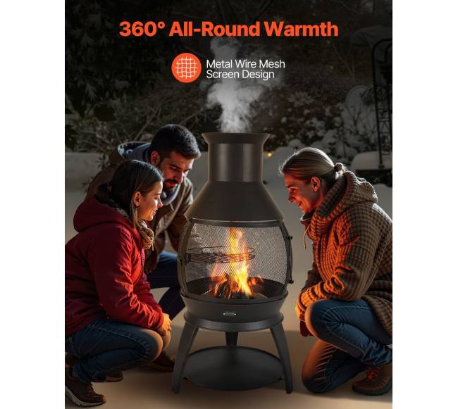 56 cm lauko kaminas su kepsnine5