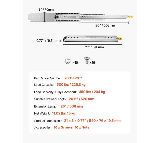 švelnaus uždarymo stalčių bėgiai su guoliais6