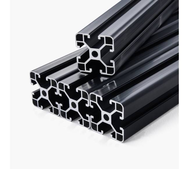 4 vnt. T formos 4040 aliuminio profiliai 600 mm0