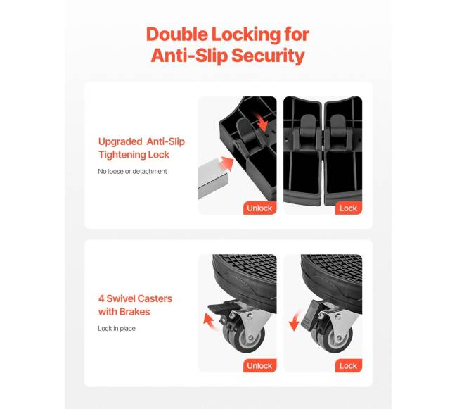 Reguliuojamas apvalus vežimėlis su ratukais3